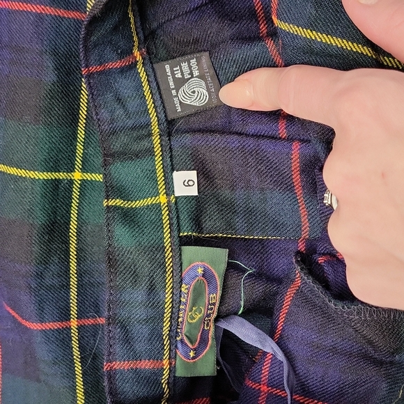 Wool check skirt - Picture 4 of 7